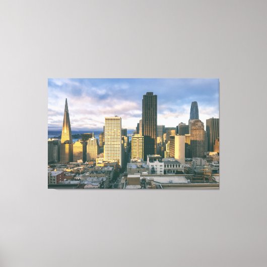 San Francisco Abend Leinwanddruck (Vorderseite)