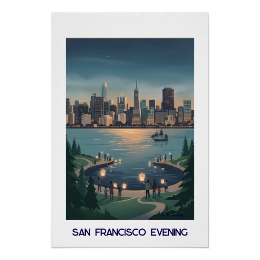 San Francisco Abend Poster (Vorderseite)