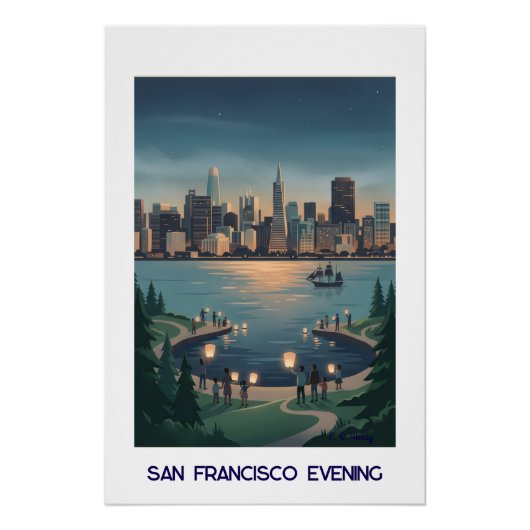 San Francisco Abend Poster (Vorderseite)