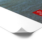 San Francisco - Alcatraz Island Digitale Wasserfar Poster (Ecke)