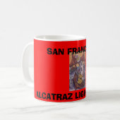 SAN FRANCISCO, ALCATRAZ LEUCHTTURM… KAFFEETASSE (Vorderseite Links)