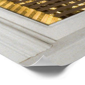 San Francisco am Fake "Night Imitats White Window" Poster (Ecke)