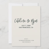 San Francisco Ankündigung Datum freihalten (Rückseite)