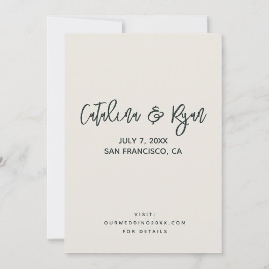 San Francisco Ankündigung Datum freihalten (Rückseite)