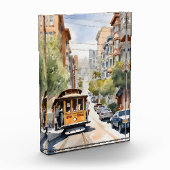 San Francisco Aquarell Fotoblock (Links)