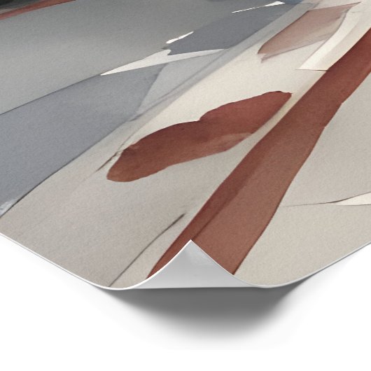 San Francisco Aquarell Poster (Ecke)