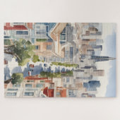 San Francisco Aquarell Puzzle (Horizontal)