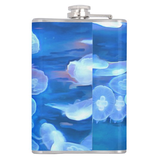 San Francisco Aquarium Jellyfish 0925 Flachmann (Rückseite)