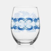 San Francisco Aquarium Jellyfish 0925 Weinglas Ohne Stiel (Rückseite)