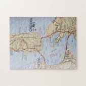 San Francisco Area Map Jigsaw Puzzle (Horizontal)