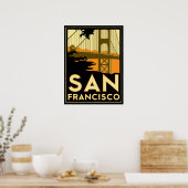 San Francisco Art Deco Poster (Küche)