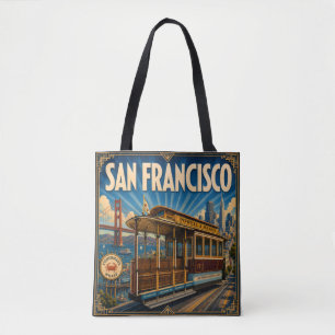 San Francisco Art Deco-Taschentuch Tasche