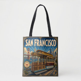 San Francisco Art Deco-Taschentuch Tasche