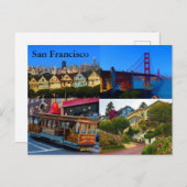San Francisco Attraktionen #3-2 Postkarte (Vorne/Hinten)