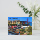 San Francisco Attraktionen #3 Postkarte (Stehend Vorderseite)