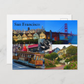 San Francisco Attraktionen #3 Postkarte (Vorne/Hinten)