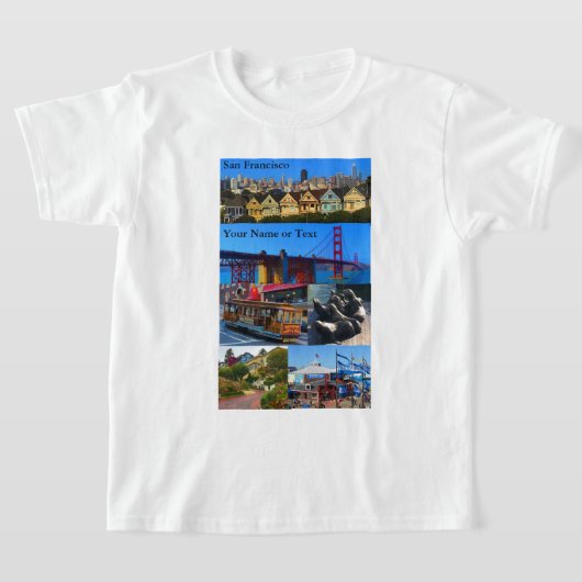 San Francisco Attraktionen #3 T - Shirt (Ablage )