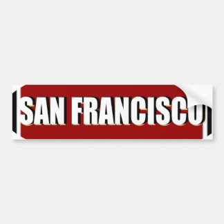 San Francisco Autoaufkleber