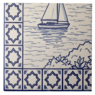 San Francisco Azulejo-Wandbild 5 von 6 unten links Fliese