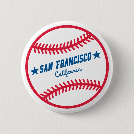 San Francisco Baseball Button (Vorderseite)