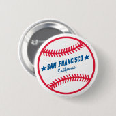 San Francisco Baseball Button (Vorne & Hinten)