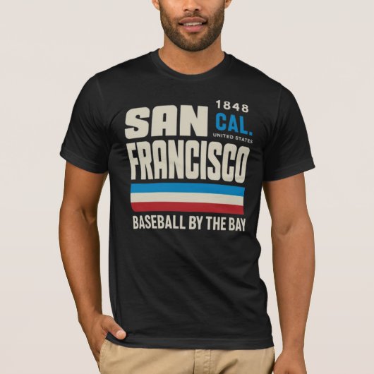 San Francisco Baseball Inspired Graphic T-Shirt (Vorderseite)