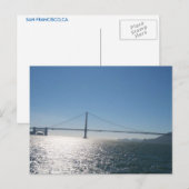 SAN FRANCISCO BAY #4 POSTCARD POSTKARTE (Vorne/Hinten)