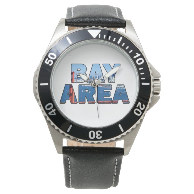 San Francisco Bay Area Armbanduhr (Vorderseite)
