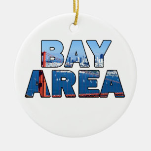 San Francisco Bay Area Keramik Ornament
