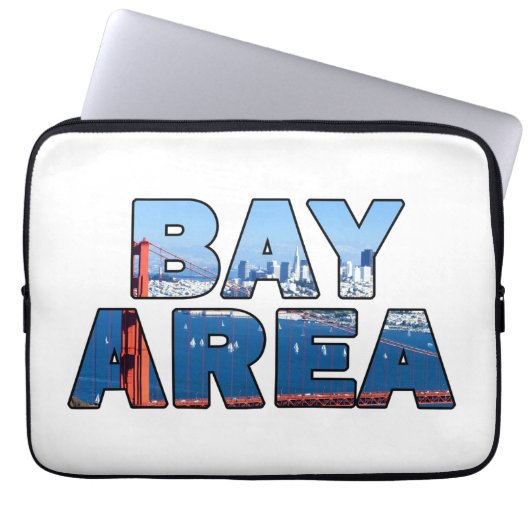 San Francisco Bay Area Laptopschutzhülle (Vorderseite)