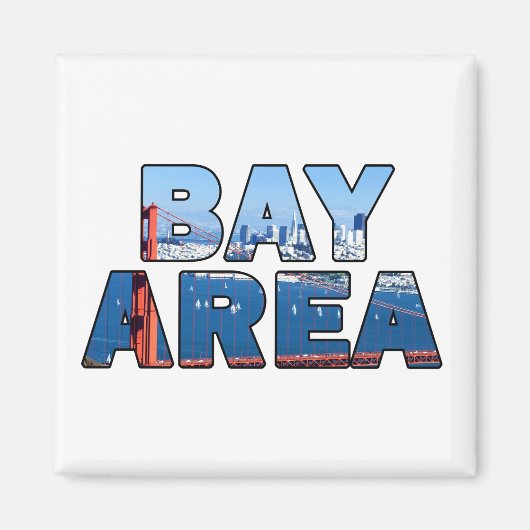 San Francisco Bay Area Magnet (Vorne)