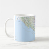 San Francisco & Bay Area Map Kaffeetasse (Links)