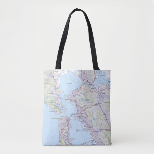 San Francisco & Bay Area Map Tasche (Vorderseite)