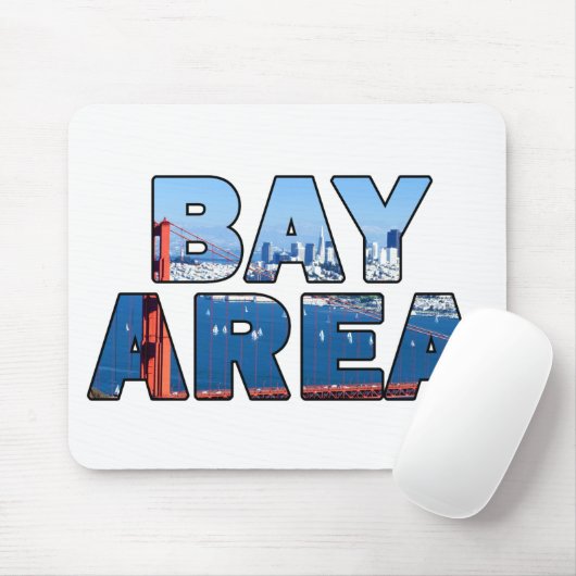 San Francisco Bay Area Mousepad (Mit Mouse)