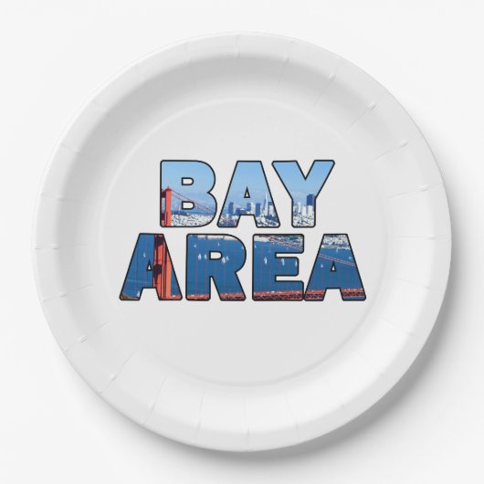 San Francisco Bay Area Pappteller (Vorderseite)