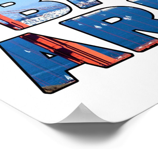 San Francisco Bay Area Poster (Ecke)