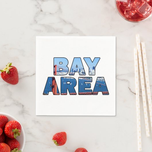 San Francisco Bay Area Serviette (Beispiel)