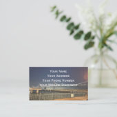 San Francisco Bay Bridge Business Card Visitenkarte (Stehend Vorderseite)
