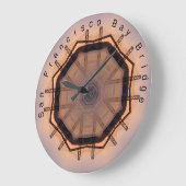 San Francisco Bay Bridge Große Wanduhr (Winkel)