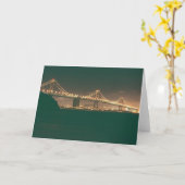 San Francisco Bay Bridge Karte (Gelbe Blume)