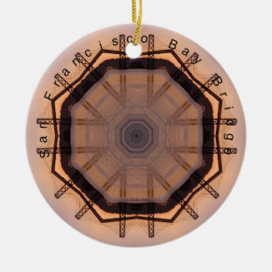 San Francisco Bay Bridge Keramik Ornament