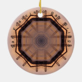 San Francisco Bay Bridge Keramik Ornament (Hinten)