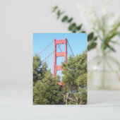San Francisco Bay Bridge Postkarte (Stehend Vorderseite)