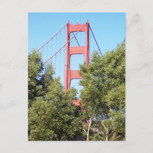 San Francisco Bay Bridge Postkarte (Vorderseite)