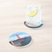 San Francisco Bay Bridge Sandstein Untersetzer (Seite)