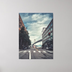 San Francisco Bay Bridge View Leinwanddruck