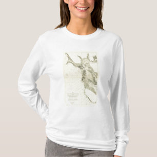 San Francisco Bay, das San- Andreasriß zeigt T-Shirt