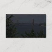 San Francisco Bay gesehen vom Precidio Visitenkarte (Rückseite)