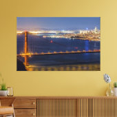 San Francisco Bay in der Nacht Leinwanddruck (Insitu (Wohnzimmer))