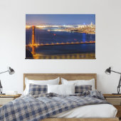 San Francisco Bay in der Nacht Leinwanddruck (Insitu (Schlafzimmer))